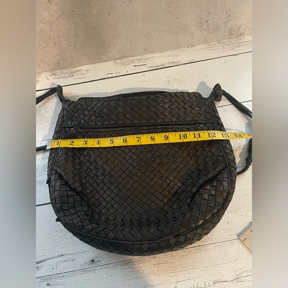 Woven Leather Crossbody Bag - Picture 9 of 15